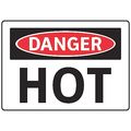 Electromark Danger Sign, 7 in Height, 10 in Width, Aluminum, English S162FA