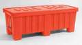 Myton Industries Orange Bulk Container, Plastic, 7 cu ft Volume Capacity MT0-1ORANGE