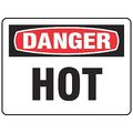 Electromark Danger Sign, 10 in Height, 14 in Width, English 24321