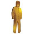 Onguard FR 3 Piece Rainsuit w/Hood, Yellow, L, PR 7801700