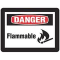 Electromark Danger Sign, 10 in Height, 14 in Width, Fiberglass, English 32673