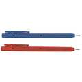 Detectapro Metal Detectable Stick Pen, Red, PK50 CPENRD