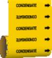 Brady Pipe Marker, Condensate, Yellow, 41521 41521