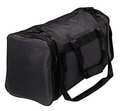 Zoro Select Gear Bag, Black, 600-denier Polyester 8XE47