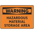 Electromark Warning Sign, 7 in Height, 10 in Width, Aluminum, English S215FA