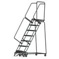 Ballymore 103 in H Steel Rolling Ladder, 7 Steps, 450 lb Load Capacity WA073214X