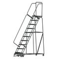 Ballymore 133 in H Steel Rolling Ladder, 10 Steps, 450 lb Load Capacity WA103214G