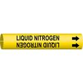 Brady Pipe Mrkr, Liquid Nitrogen, 2-1/2to3-7/8In 4227-C