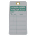 Zoro Select Eye Wash/Sh Inspection Rcd Tag, PK25 8Z511