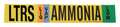 Brady Ammonia Pipe Marker, LTRS, 8In and Above, 90455 90455