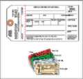 Electromark Inspection Tag, Cardstock, Inventory, PK100 Y604057