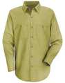 Vf Workwear Long Sleeved Shirt, Khaki, 65 per PET/35 per Ctn, L SP14KK RG L