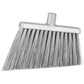 Remco 11 3/8 in Sweep Face Broom Head, Stiff, Synthetic, Gray 291488