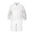 Kimtech Zipper Lab Coat, White, MED, PK25 51932