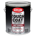 Krylon Exterior Protective Coating, Gloss, Oil/Alkyd Base, Machinery Gray, 1 gal K00831008