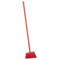 Vikan 11 3/8 in Sweep Face Angle Broom, Stiff, Red, 51 L Handle 29144/29604