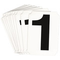 Brady Numbers and Letters Labels, PK 10 8220P-1
