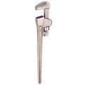 Ampco Safety Tools 48 in L 7 9/16 in Cap. Aluminum Bronze Straight Pipe Wrench W-216