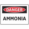 Electromark Danger Sign, 7 in Height, 10 in Width, Aluminum, English S135FA