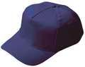 Occunomix Bump Cap, Long Brim Baseball, Polyethylene, Hook-and-Loop Suspension, Navy Blue V410-B03