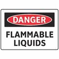 Electromark Danger Sign, 7 in Height, 10 in Width, Aluminum, English S150FA