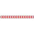 Zoro Select Barricade Tape, Red/White, 180 ft x 2 In 2 IN W X 60