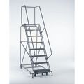 Ballymore 143 in H Steel Rolling Ladder, 11 Steps, 450 lb Load Capacity 113214R