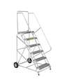 Ballymore 93 in H Aluminum Wheelbarrow Ladder, 6 Steps, 300 lb Load Capacity ALWB-630G