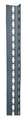 Edsal Shelving Post, Steel, Gray, 2 In. W, 1 In. D RLU84