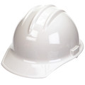 Bullard Front Brim Hard Hat, Type 1, Class E, Ratchet (6-Point), White 30WHR
