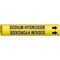 Brady Pipe Mrkr, Sodium Hydroxide, 3/4to1-3/8 In 4275-A