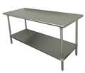 Advance Tabco Flat Top Work Tables, Stainless Steel, 36" W, 35-1/2" Height, 630 lb., Straight GLG-366