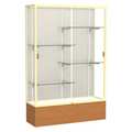 Ghent Display Case, Carmel Oak, 72X48X16", Height (In.): 72 2074PB-GD-MK