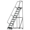Ballymore 143 in H Steel Rolling Ladder, 11 Steps, 450 lb Load Capacity WA113214X