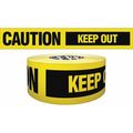 Zoro Select Barricade Tape, Yellow/Black, 200ft x 3 In B324Y1852-200