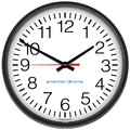 Zoro Select 13-1/8" Contemporary Wall Clock, Black E56BASD314G
