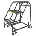 Ballymore 28 1/2 in H Steel Rolling Ladder, 3 Steps, 450 lb Load Capacity 318X