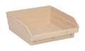 Quantum Storage Systems 50 lb Shelf Storage Bin, Polypropylene, 11 1/8 in W, 4 in H, 11 5/8 in L, Ivory QSB109IV