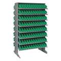 Quantum Storage Systems Steel Pick Rack, 36 in W x 60 in H x 24 in D, 16 Shelves, Green QPRD-100GN