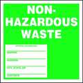 Accuform Hazardous Waste Label, White/Green, PK250 MHZW11PSL