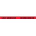 Zoro Select Barricade Tape, Black/Red, 500 ft x 3 In BTR-49-5