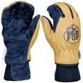 Shelby Firefighters Gloves, XL, Pigskin Lthr, PR 5280 XL