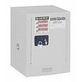 Justrite Flammable Safety Cabinet, 12 gal., White 891225