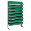 Quantum Storage Systems Steel Pick Rack, 36 in W x 60 in H x 12 in D, 8 Shelves, Green QPRS-100GN