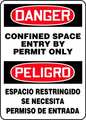 Accuform Spanish-BilinguAl Danger Sign, 14"X10", SBMCSP018VS SBMCSP018VS