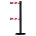 Tensabarrier Barrier Post with Belt, 7-1/2 ft. L 889T2B-33-89-STD-NO-S3X-C