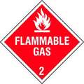 Stranco Vhcle Placrd, Flam Gas with Picto, PK10 DOTP-0038-V10