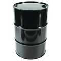 Zoro Select Closed Head Transport Drum, Steel, 55 gal, Lined, Black TH55-3E