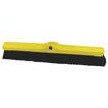 Rubbermaid Commercial 24" Sweep Face Push Broom, Black FG9B0900BLA