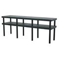 Zoro Select Workbenches, High Impact Plastic, 96" W, 36" Height, 1350 lb., Straight W9624